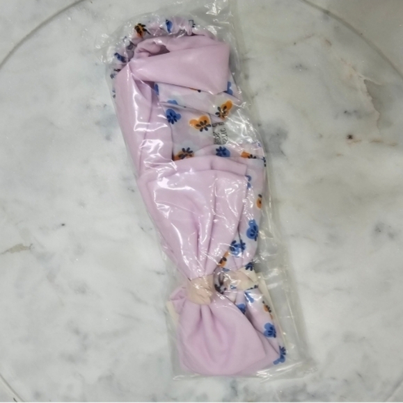 Cat & Jack Girls Head Wraps 2 Pack Floral/Pink - Picture 8 of 10